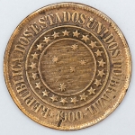 Numismática, Brasil. Moeda de 40 RÉIS 1900