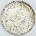 Numismática, Brasil. Moeda de 1000 RÉIS 1913 ESTRELAS SOLTAS