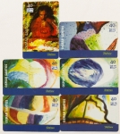 Cartão Telefônico, Série Completa, Teatro com 6 cartões. Tiragem com 200.000. Ano 2003. Telefônica. Raro.