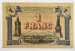 Numismática, França. Cédula de 1 Franco Notgeld 1917 S/FE