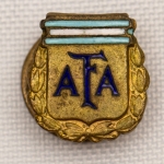 Colecionismo - FUTEBOL - Botão de Lapela - AFA - Associação do Futebol Argentino - Origem Argentina - aprox 1 cm - Anos 60