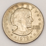 Colecionismo - Moeda 1 dollar de 1979 - Série Susan  - Bom estado de conservação