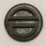 Colecionismo - Ficha de jogo - código de ranhuras bem diferente - sem inscrições - origem desconhecida - 23mm