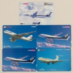 Cartões de Aviação. 5 peças. Magníficos.