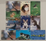 Cartões Japoneses. 10 peças. Animais.