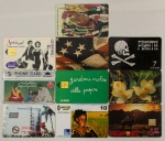 Telecartofilia. Miscelânea de países. 10 peças.