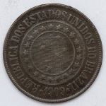 Numismática, Brasil. 40 Réis 1909.
