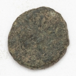 Numismática, Império Bizantino. 4 Nummi. Pentanummium. Século V - VII d.C. 13 mm. 2,47 g.