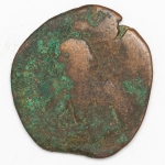 Numismática, Império Bizantino. Século XII. Proveniente de agrupamento, para estudo e classificação. 25 mm. 7,9 g.