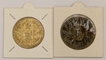 Numismática. 2 peças. Curiosidades.