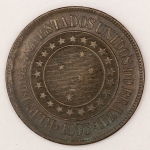 Numismática, Brasil. 40 Réis. 5 Réis 1893.
