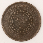 Numismática, Brasil. 40 Réis. 1897.