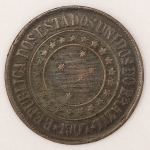 Numismática, Brasil. 40 Réis. 1907.