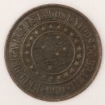 Numismática, Brasil. 40 Réis. 1910.