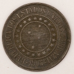 Numismática, Brasil. 40 Réis. 1907.