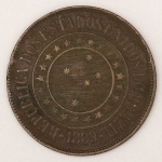Numismática, Brasil. 40 Réis. 1889.