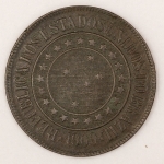 Numismática, Brasil. 40 Réis. 1909.