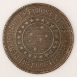 Numismática, Brasil. 40 Réis. 1900.