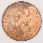 Numismática, Brasil. 40 Réis 1875.