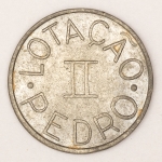 Ficha de Ônibus. Lotação Pedro II. Colocar no cobre. Alumínio.