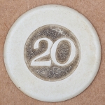 Numismática, Brasil. Ficha Casino Balneário Icarai. 4,5 cm.