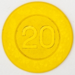 Numismática, Brasil. Viação Salutaris. 20 - 39 mm.