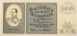 Numismática, Alemanha. Cédula do pós-Guerra e/ou período inflacionário. Fez parte de importante coleção europeia. Peça não tropicalizada. Aconselhamos análise apurada. Oportunidade.