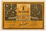 Numismática, Espanha. 1 Pesseta. Manresa.