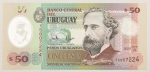 Numismática, Uruguai. 50 Pesos 2020. Polímero.