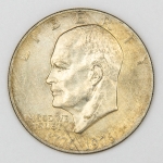 Numismática, USA. Dólar 1976. 38 mm. Peça estimada.