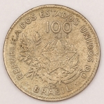Numismática, Brasil. 100 Réis 1901. Perfeita.