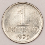 Numismática, Brasil. 1 Centavo 1975. Escassa. F.C.