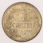 Numismática, Brasil. 1 Cruzeiro 1976. F.C.