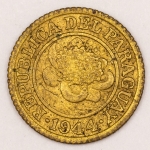 Numismática, Paraguai. 1 Centimo 1944.