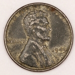 Numismática, E.U.A.. One Cent 1943.