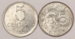Numismática, Brasil. 5 Centavos 1969-1977
