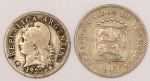 Numismática. Lote com 5 Centavos 1923 Argentina e 5 centavos 1948 Venezuela.