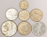 Numismática Internacional. Lote com 7 Moedas.