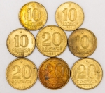 Numismática, Brasil. Lote com 8 Moedas. Flor de Cunho.