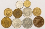 Numismática Internacional. Lote com 10 Moedas.