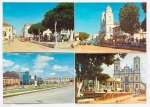 Colecionismo. Lote com quatro cartões postais de Santarém (PA).