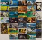 Telecartofilia. Lote com 31 cartões telefônicos diversos