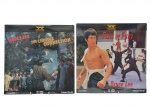 Lote contendo - Dois discos a laser com as trilhas sonoras dos filmes do BRUCE LEE sendo : Fists of Fury e The Chinese Connection, Lacrado na capa original. 31x31 cm.