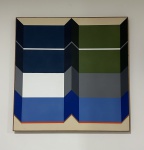 Mauricio Nogueira Lima - acrílica sobre tela colado em madeira assinado verso datado 1973 medidas 90 X 90  ( VENDIDO NA CATEGORIA ATRIBUIDO )