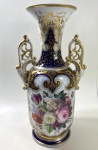 PARIS, SÉCULO XIX - GRANDE VASO EM PORCELANA DE PARIS. MEDIDAS: 50 X 27 CM