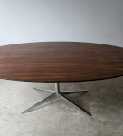 FLORENCE KNOLL - espetacular e gigantesca mesa em jacaranda anos 70 para KNOLL em ótimo estado pés c