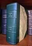 Livro século XIX Almanak administrativo Mercantil e Industrial  para o Anno de 1882, impresso no Rio de Janeiro por Eduardo e Henrique Laemmert, medindo 23 cm por 14 cm.