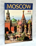Moscow Guia de Moscow  em brochura medindo 26 cm por 20 cm e 130 paginas.
