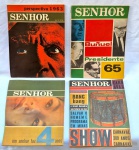 Revista SR  1963 4 exemplares 47, 48, 49 e um  dos meses de junho /julho medindo 32 cm por 23 cm e com 80 paginas.