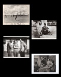cinema - PELÉ - lote com 4 fotos originais do filme `O Rei Pelé` (ou `El Rey Pelé` em espanhol/outros mercados) -  1962 - estrelado pelo Rei Pelé, Fábio Cardoso e Lima Duarte - em ótimo estado de conservação - versos em branco - média (18x24)cm.
